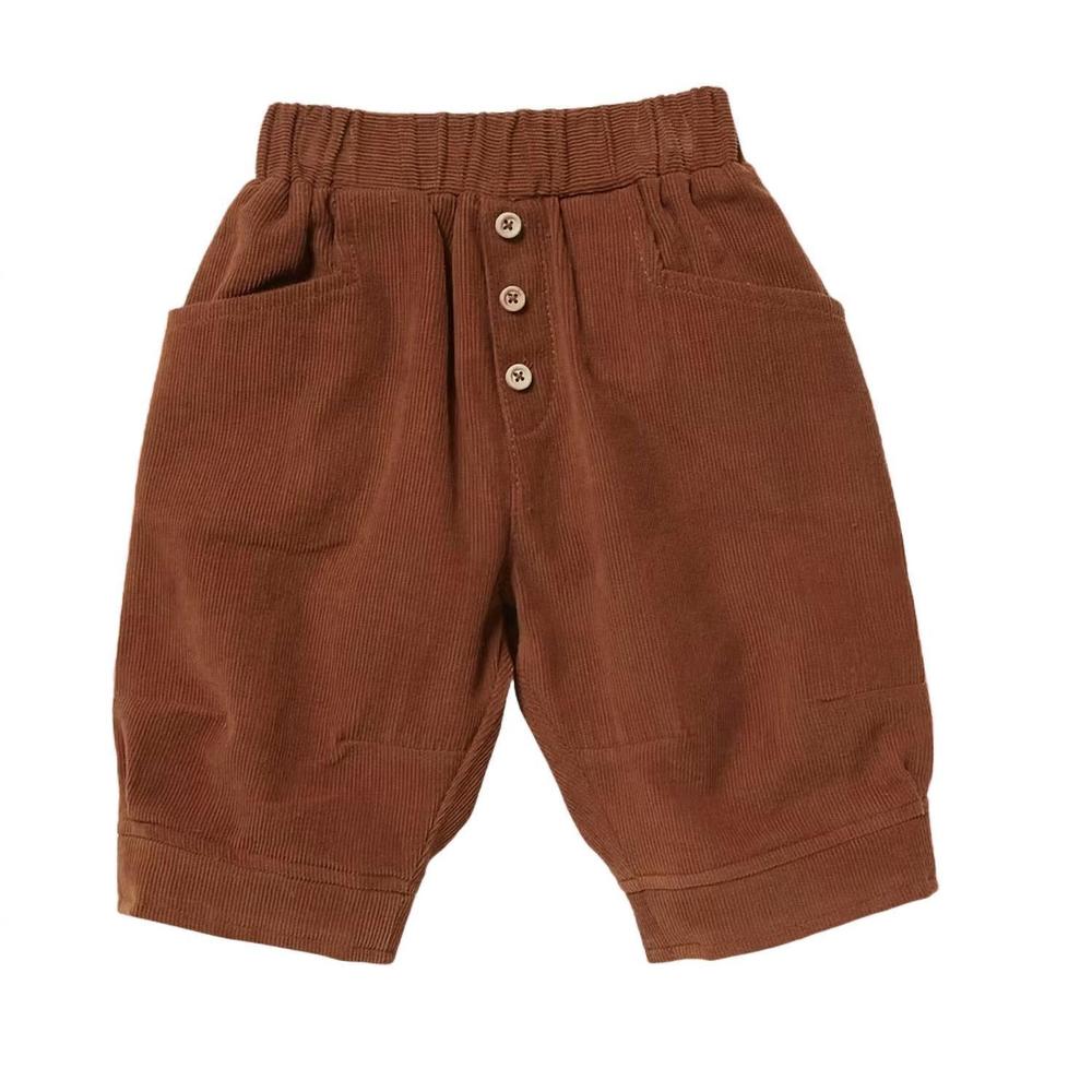 NEW BONHEUR DU JOUR baby's leon pants in brown